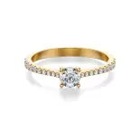 Pierścionek zaręczynowy z diamentami AJPZ_104